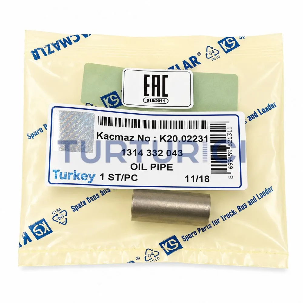 TUBO LUBRICADOR  TRASERO EJE PPAL ZF 16AS-2630