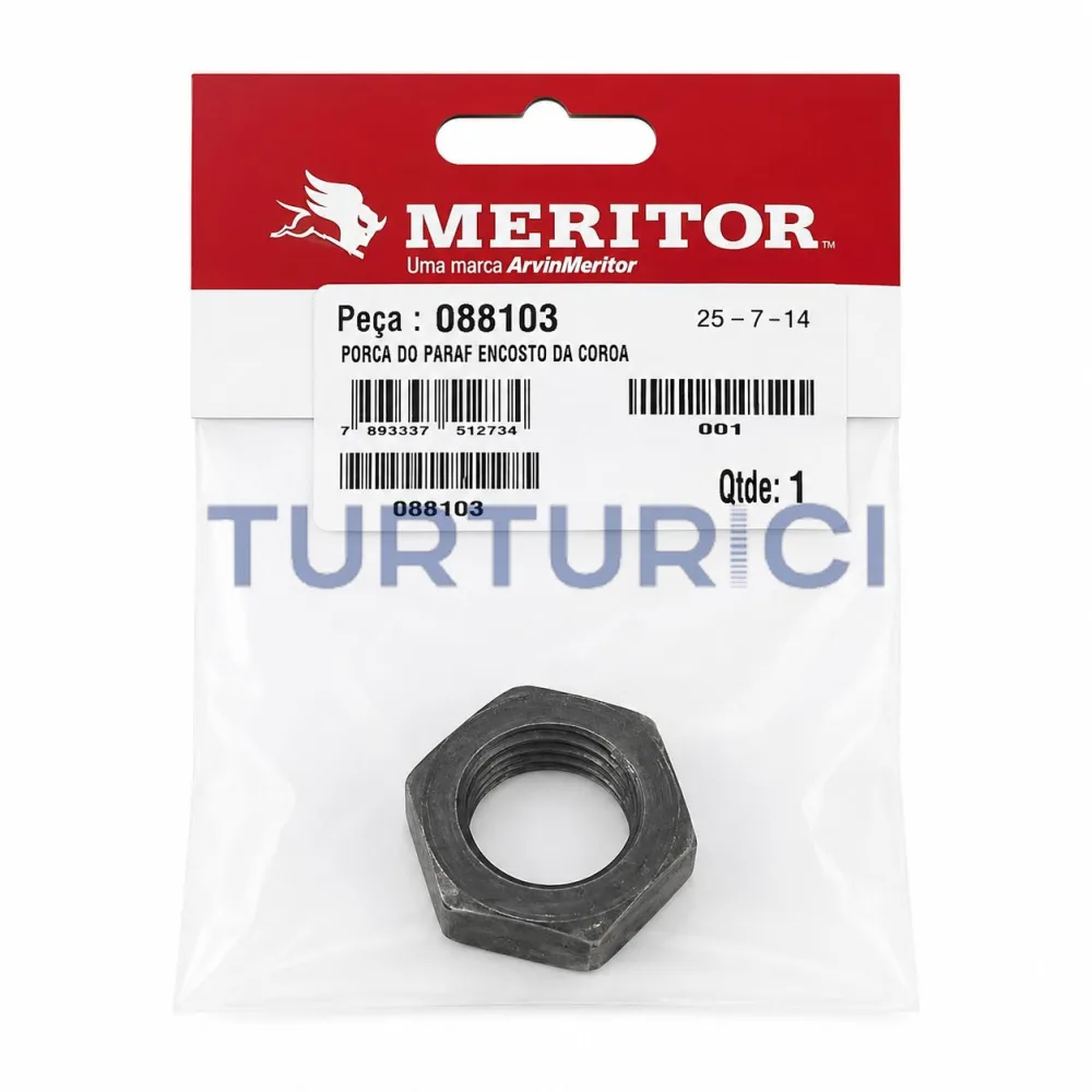 TUERCA PARA TORNILLO ENCASTRE DE CORONA EJE 240 MERITOR