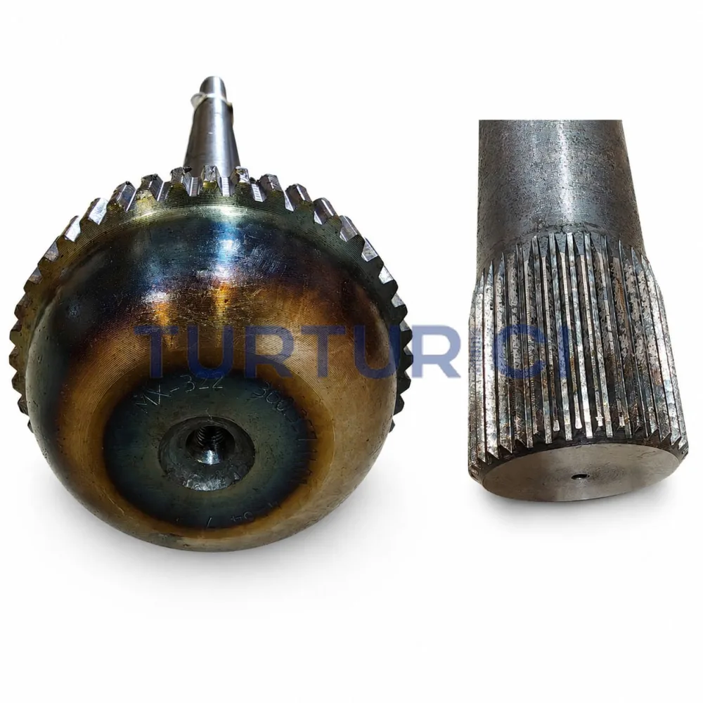 PALIER MAX GEAR HL5 M.B. 1517/18/1620 - 3603 L 967 ESTR. 37 AGUJ. SIN / DIENTES 44